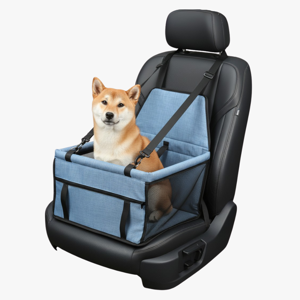 panier-pour-chien-bleu-pour-voiture-face-siege