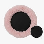 panier-pour-chien-chausson-a-fourrure-rose-antiderapant