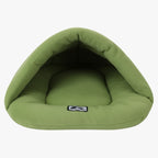 panier-pour-chien-chausson-vert-vide