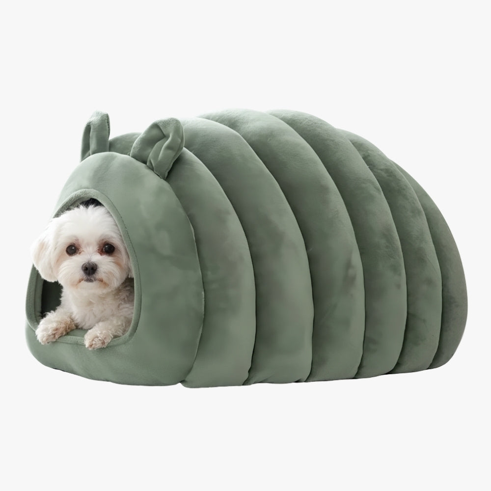 panier-pour-chien-couvert-chenille