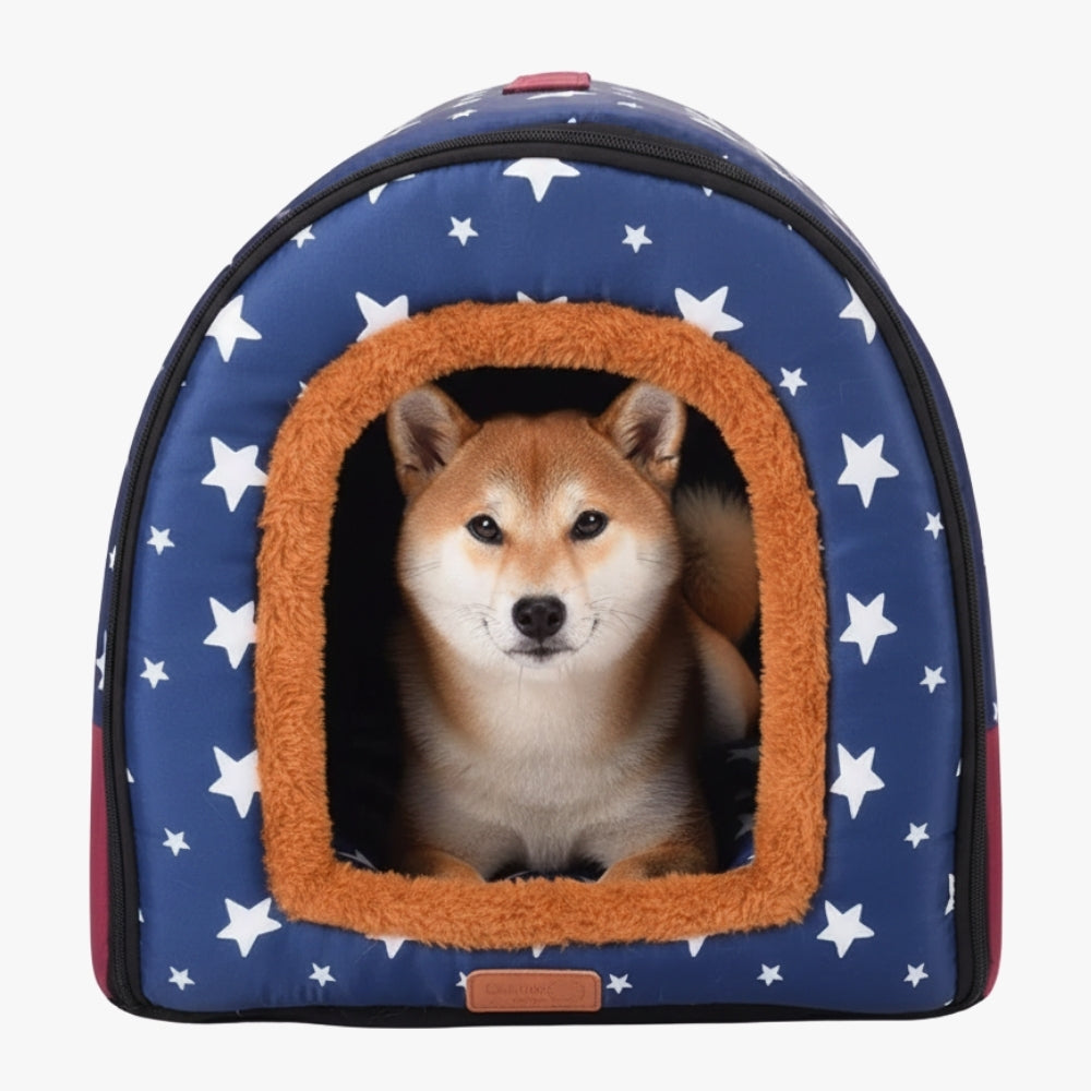 panier-pour-chien-couvert-etoile-avant