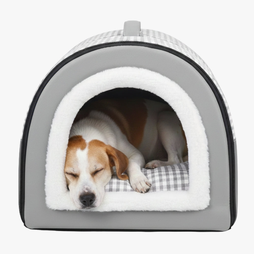 panier-pour-chien-couvert-gris-clair