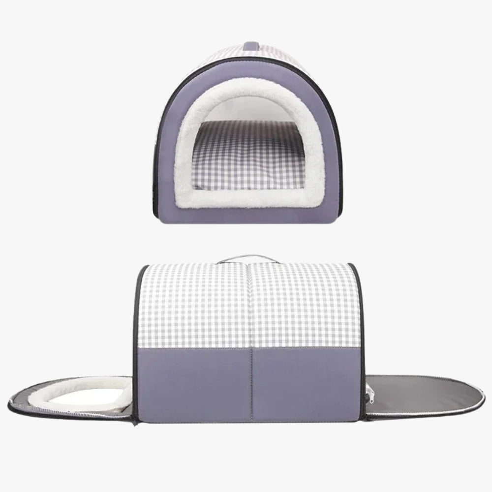 panier-pour-chien-couvert-gris-cote