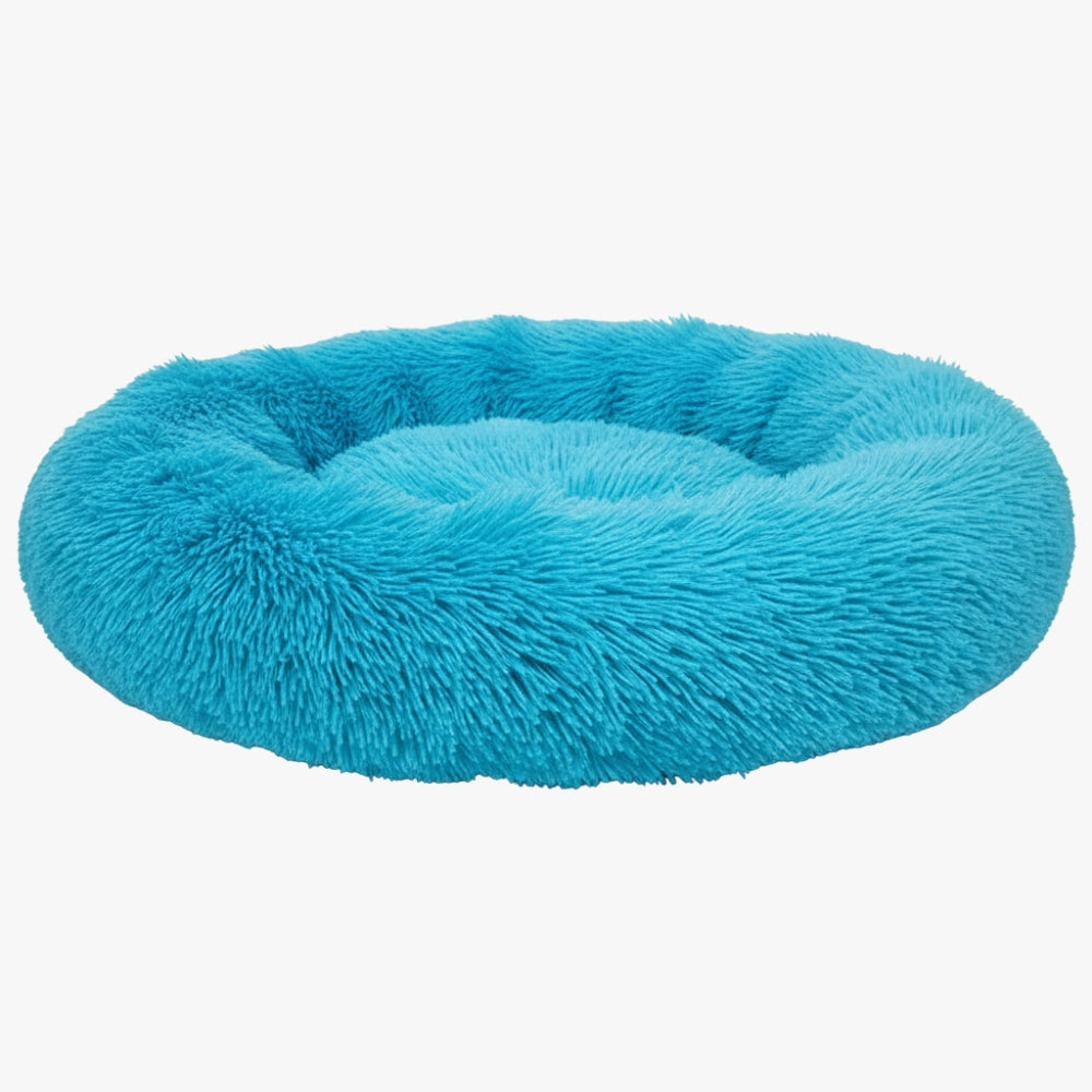 panier-pour-chien-donut-bleu-vide