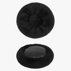 panier-pour-chien-donut-noir-dessus-dessous
