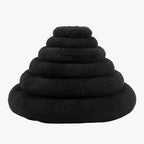 panier-pour-chien-donut-noir-pile