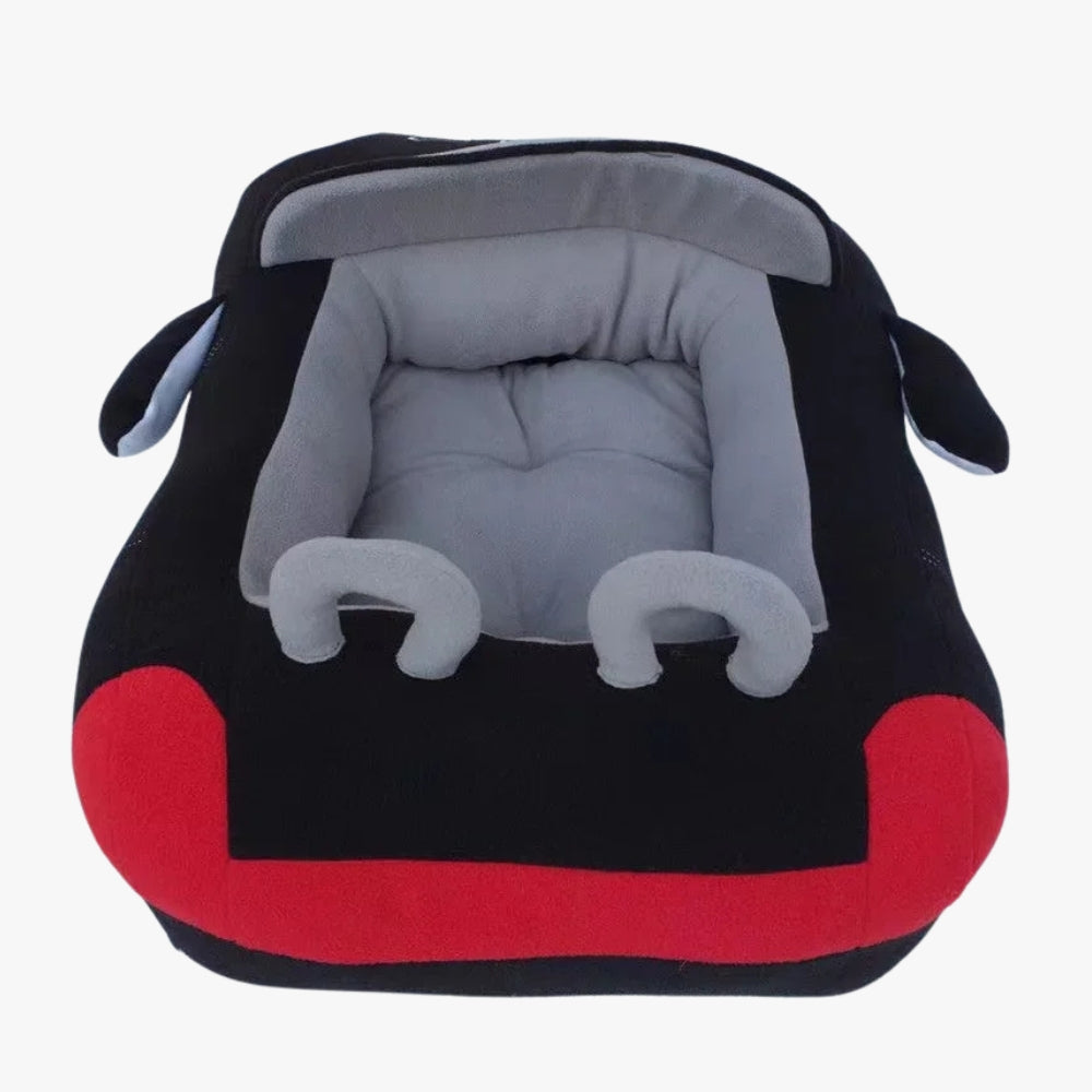 panier-pour-chien-en-forme-de-voiture-noir-dos