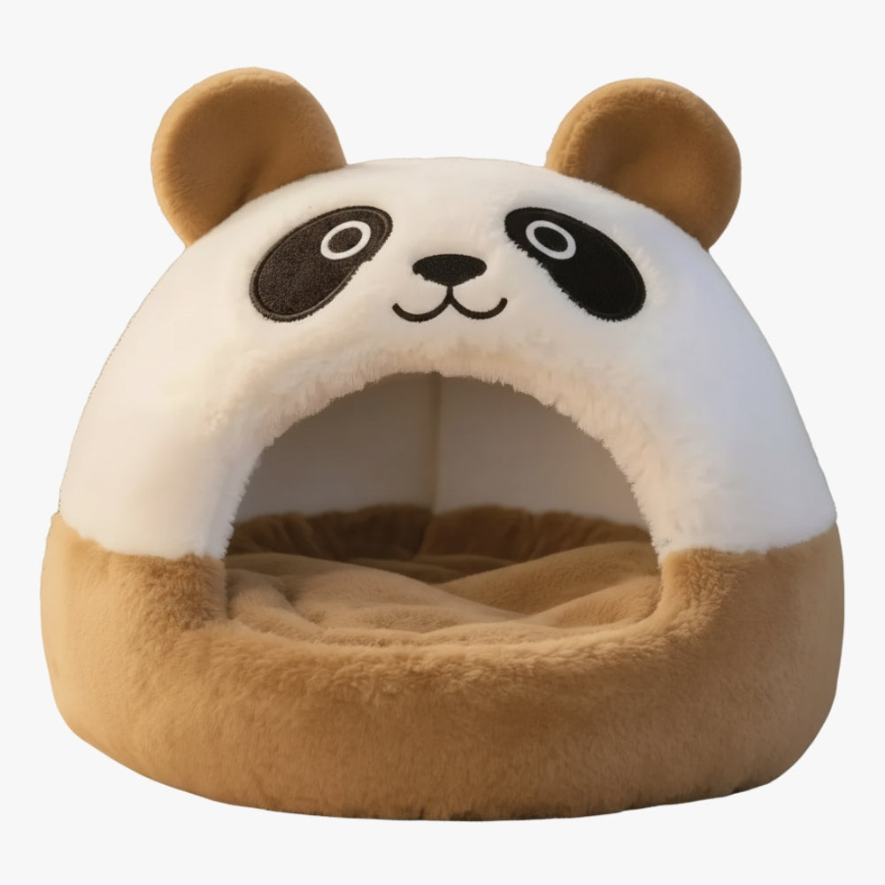 panier-pour-chien-ferme-panda-marron-vide