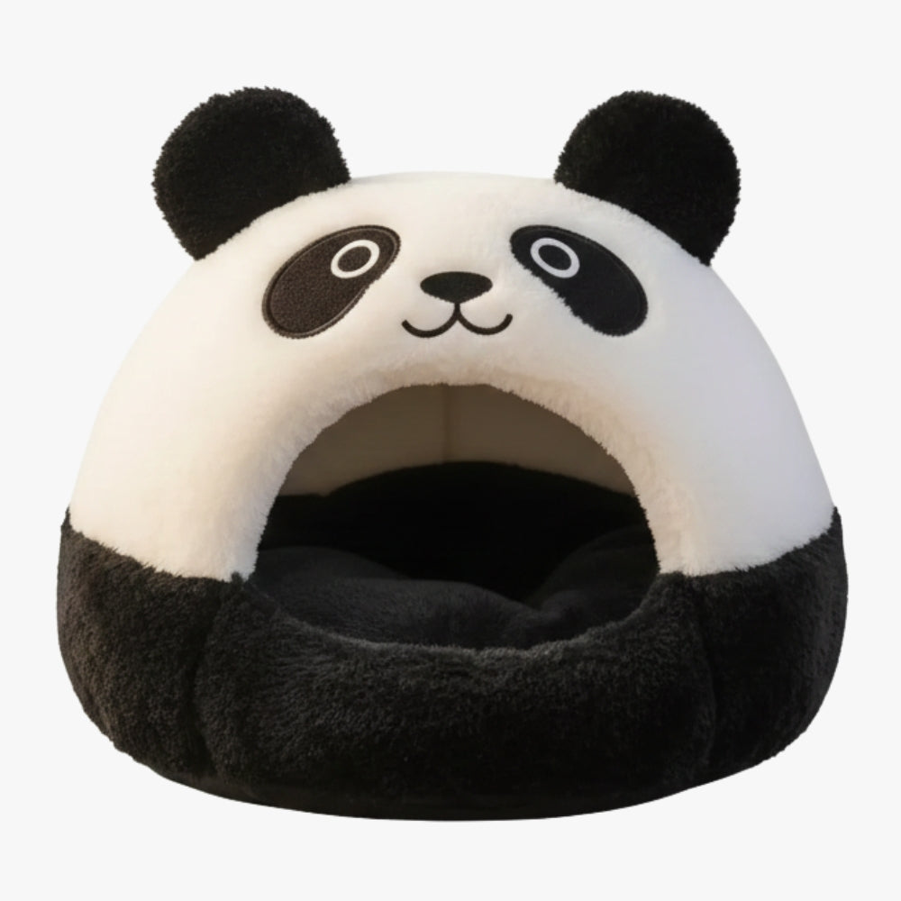panier-pour-chien-ferme-panda-noir