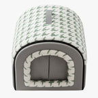 panier-pour-chien-ferme-portable-gris-dessus