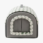 panier-pour-chien-ferme-portable-gris-face