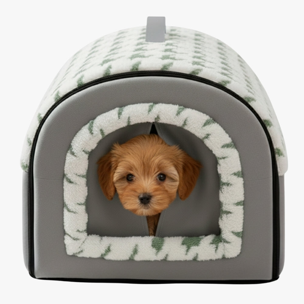 panier-pour-chien-ferme-portable-gris-tete