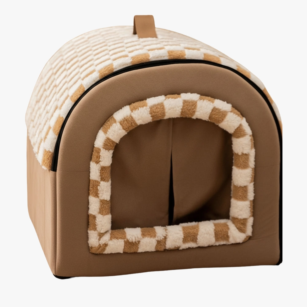 panier-pour-chien-ferme-portable-marron-vide