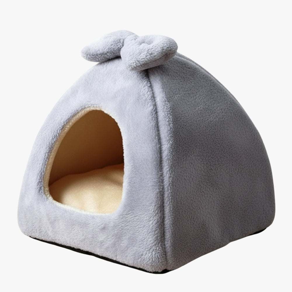 panier-pour-chien-igloo-gris-angle