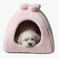 panier-pour-chien-igloo-rose