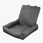 panier-pour-chien-impermeable-pour-voiture-gris