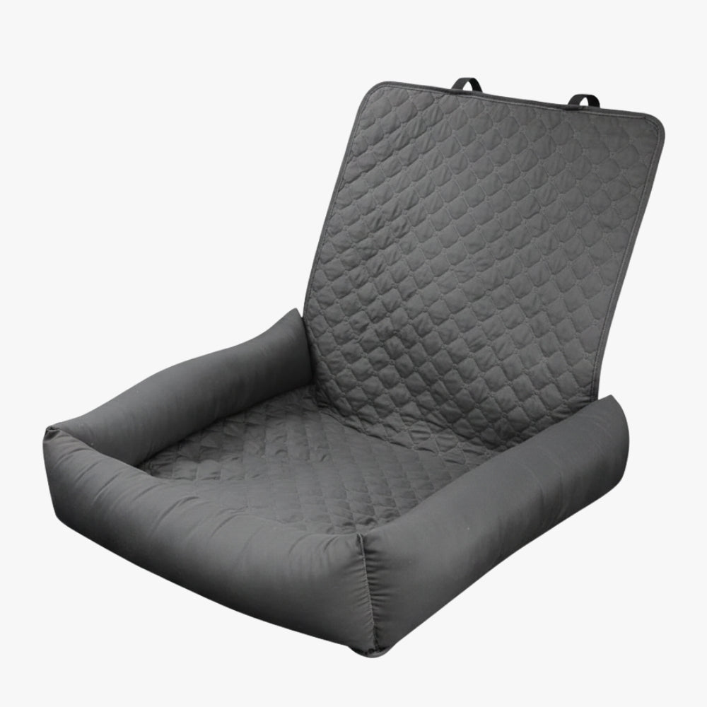 panier-pour-chien-impermeable-pour-voiture-gris