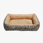 panier-pour-chien-leopard-rectangulaire-beige-vide