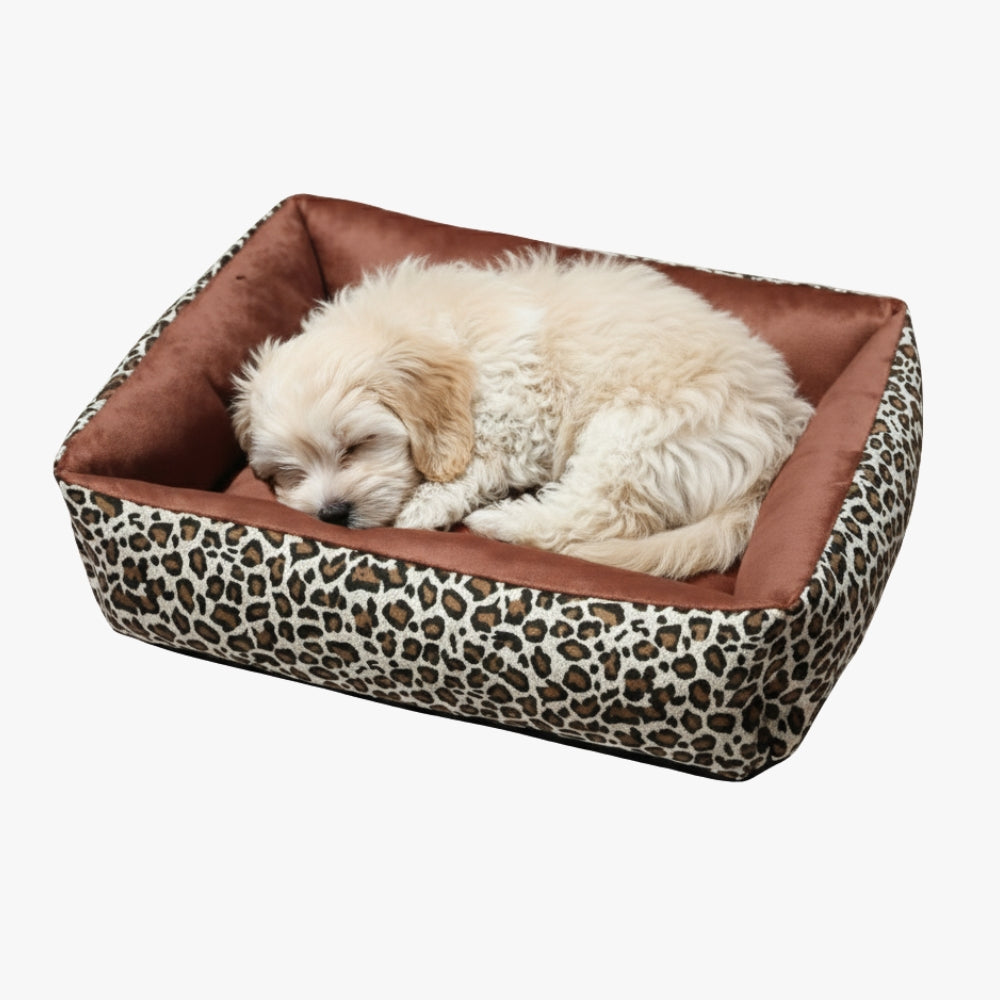 panier-pour-chien-leopard-rectangulaire-marron