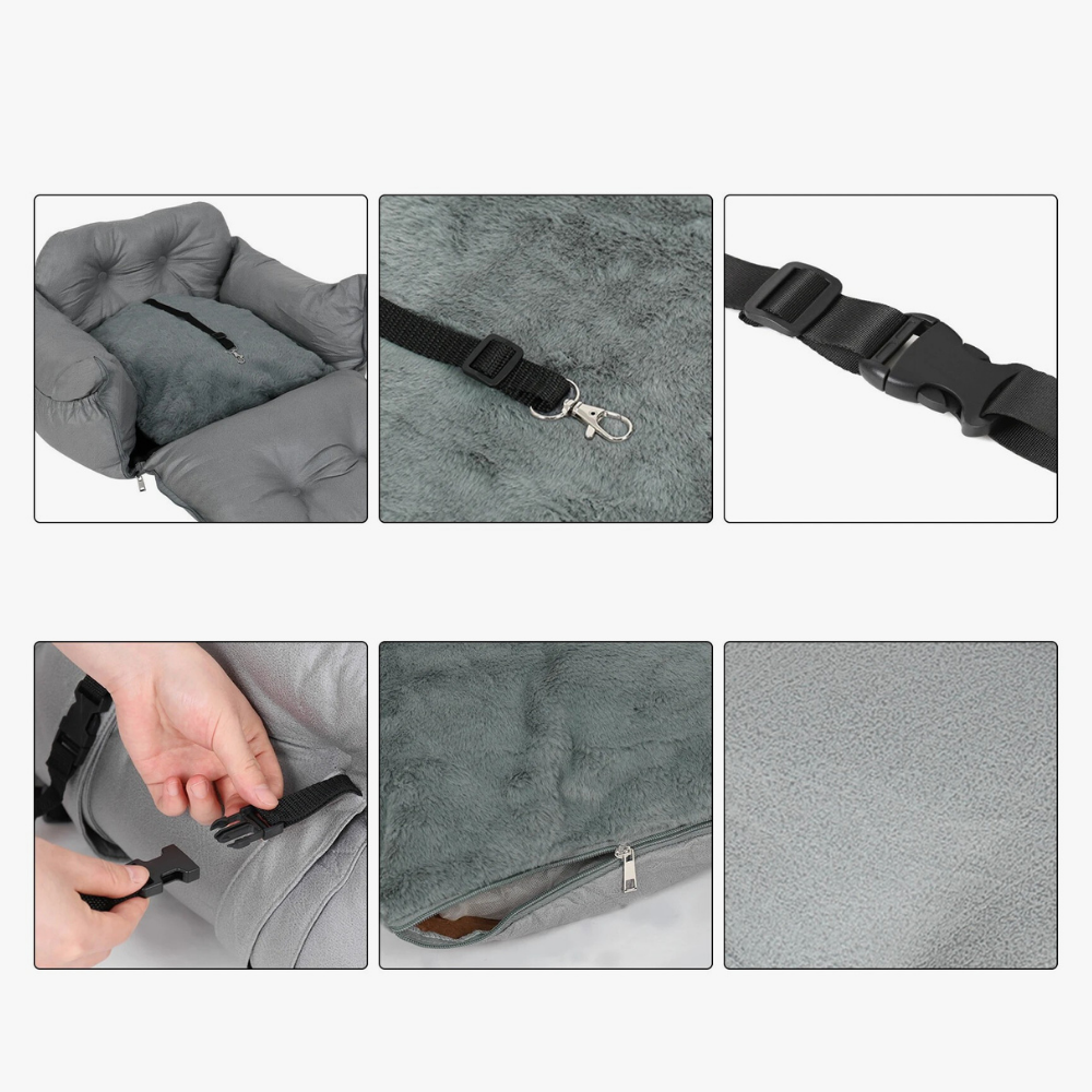 panier-pour-chien-portable-pour-voiture-gris-closeup