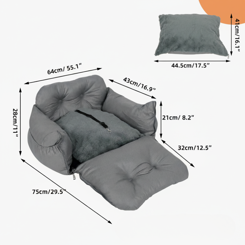 panier-pour-chien-portable-pour-voiture-gris-dimensions