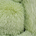 panier-pour-chien-rectangle-vert-en-fourrure-avec-rebords-pastel-fourrure