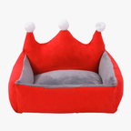 panier-pour-chien-rectangulaire-couronne-rouge-vide