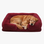 panier-pour-chien-rectangulaire-doux-rouge-bourgogne