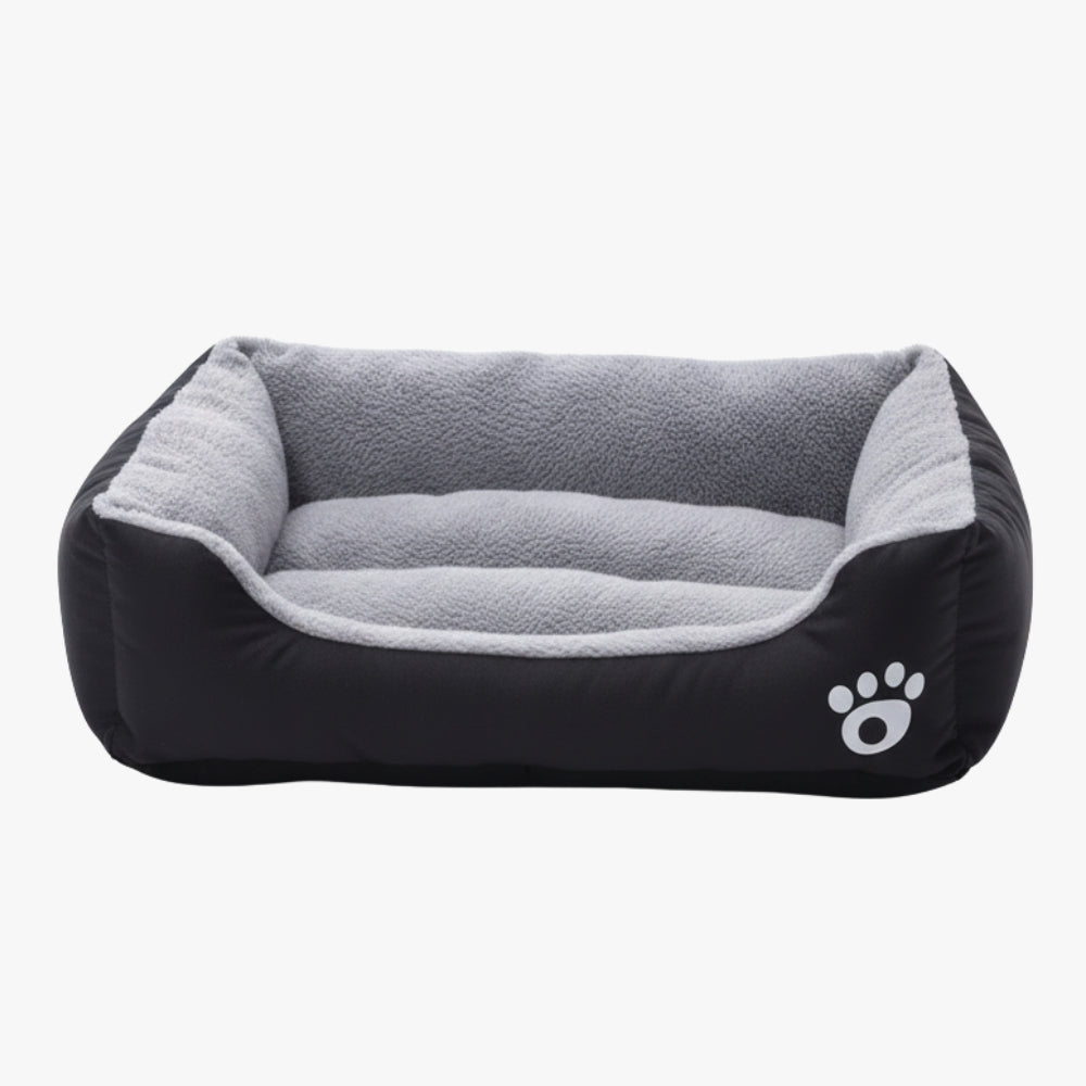 panier-pour-chien-rectangulaire-noir-face