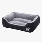 panier-pour-chien-rectangulaire-noir-vide