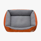 panier-pour-chien-rectangulaire-orange-dessus