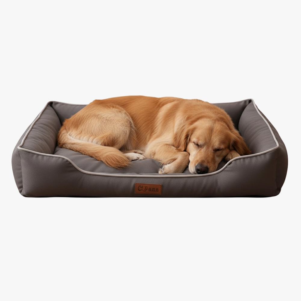 panier-pour-chien-rectangulaire-resistant-gris