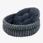 panier-pour-chien-rond-avec-rebords-gris-coussin