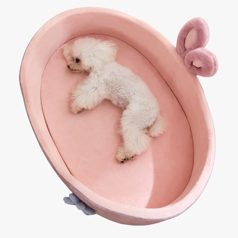 panier-pour-chien-rose-a-rebords-dessus