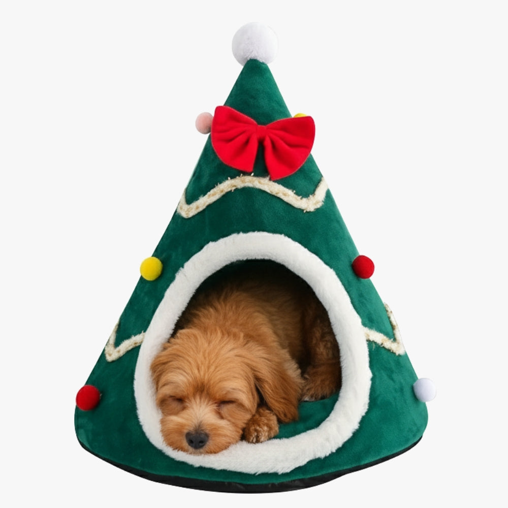 panier-pour-chien-sapin-de-noel
