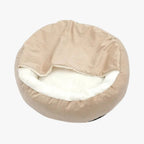 panier-pour-chien-semi-ferme-orthopedique-beige-top