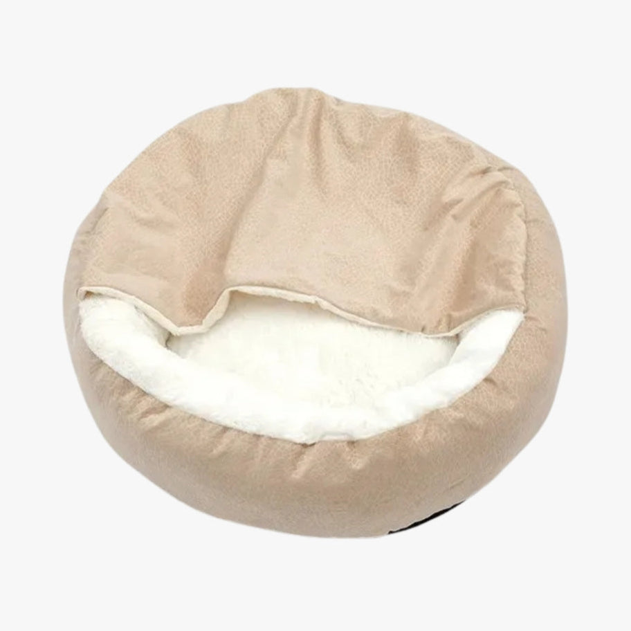 panier-pour-chien-semi-ferme-orthopedique-beige-top