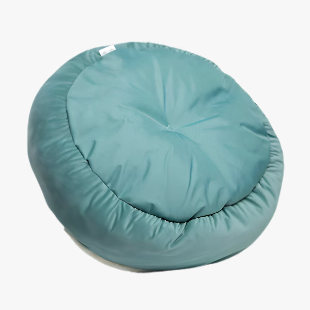 panier-pour-chien-semi-ferme-orthopedique-vert-dessous