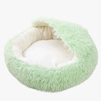 panier-pour-chien-semi-ferme-vert-cote