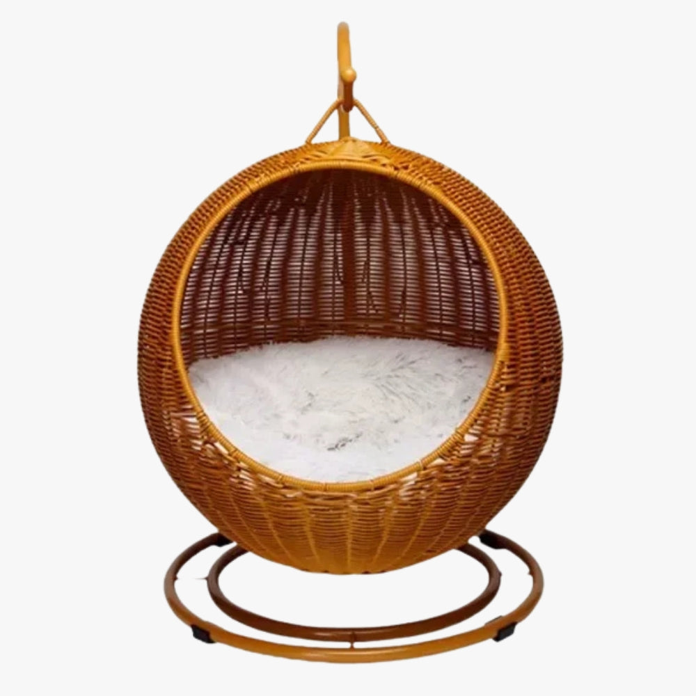 panier-pour-chien-tresse-suspendu-face