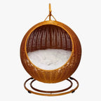 panier-pour-chien-tresse-suspendu-face