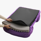 panier-pour-chien-violet-en-fourrure-antiderapant