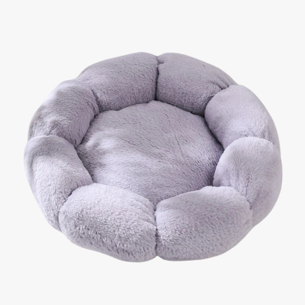 panier-pour-petit-chien-en-forme-de-fleur-gris-vide