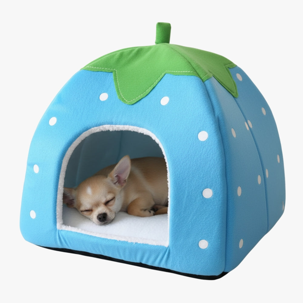 panier-pour-petit-chien-en-forme-de-fraise-bleu