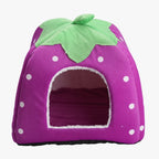 panier-pour-petit-chien-en-forme-de-fraise-violet-vide