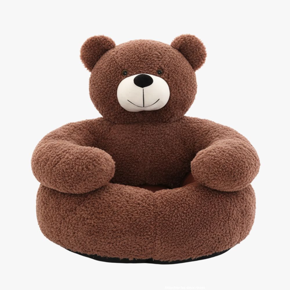 panier-pour-petit-chien-en-forme-ours-face