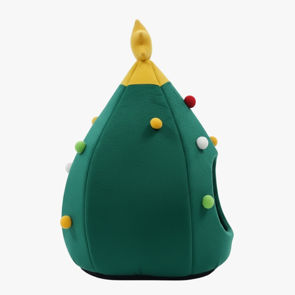 panier-pour-petit-chien-igloo-sapin-de-noel-cote