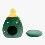 panier-pour-petit-chien-igloo-sapin-de-noel-coussin