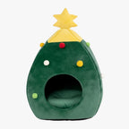panier-pour-petit-chien-igloo-sapin-de-noel-face