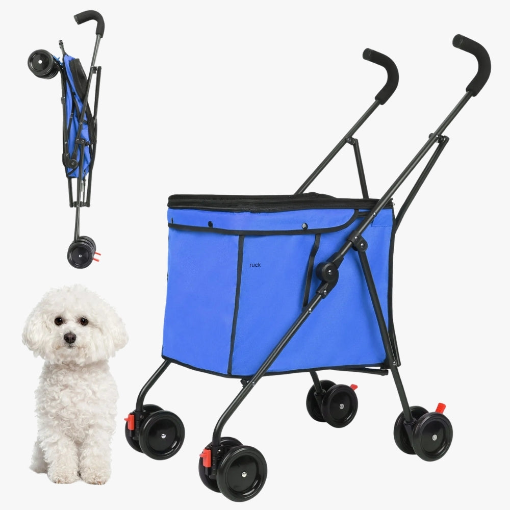 poussette-pour-chien-15-kg-bleu